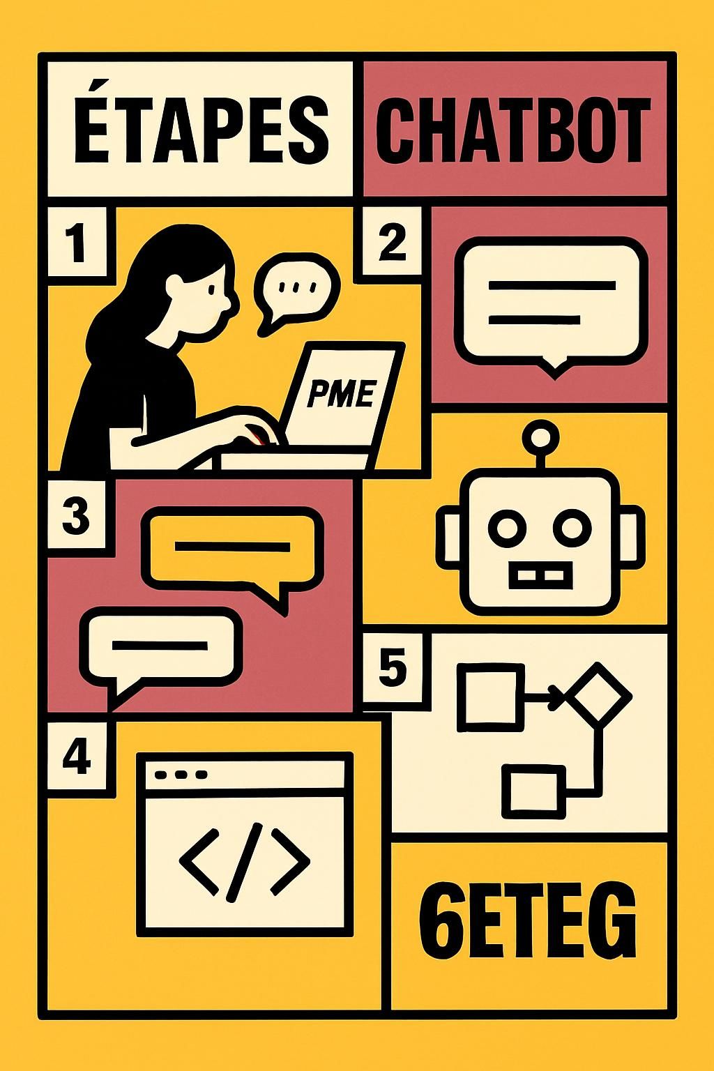 découvrez les 6 étapes essentielles pour développer un chatbot efficace et réussir votre projet d'automatisation conversationnelle.