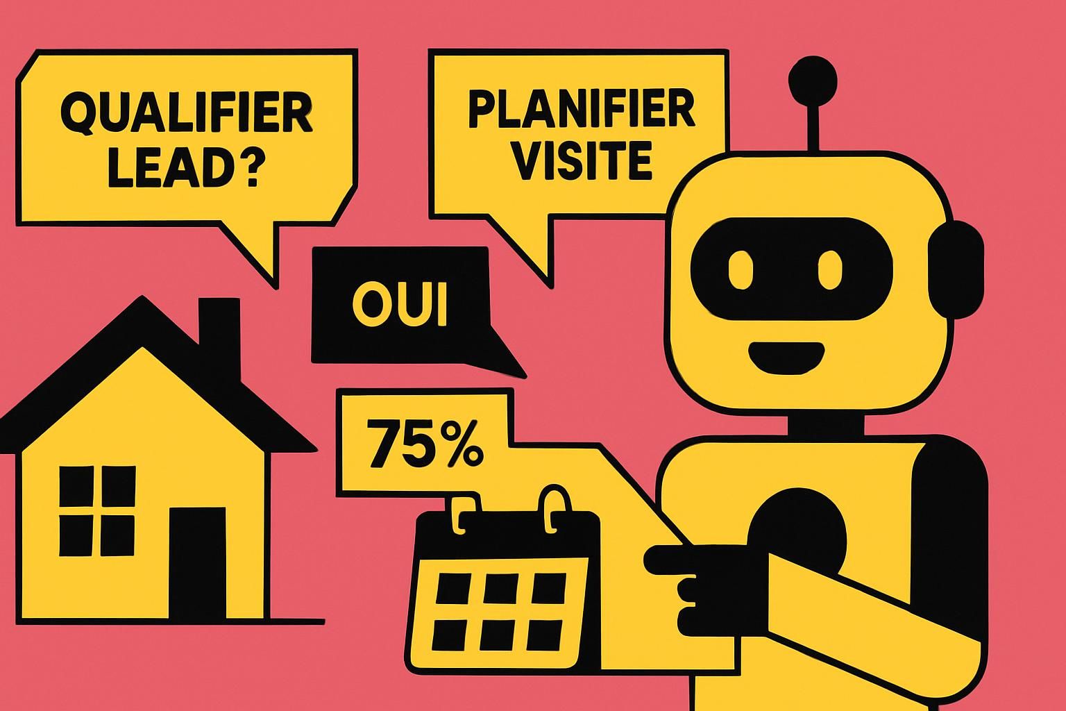 découvrez comment un chatbot immobilier peut qualifier vos leads efficacement et gérer automatiquement les visites pour optimiser votre processus de vente.