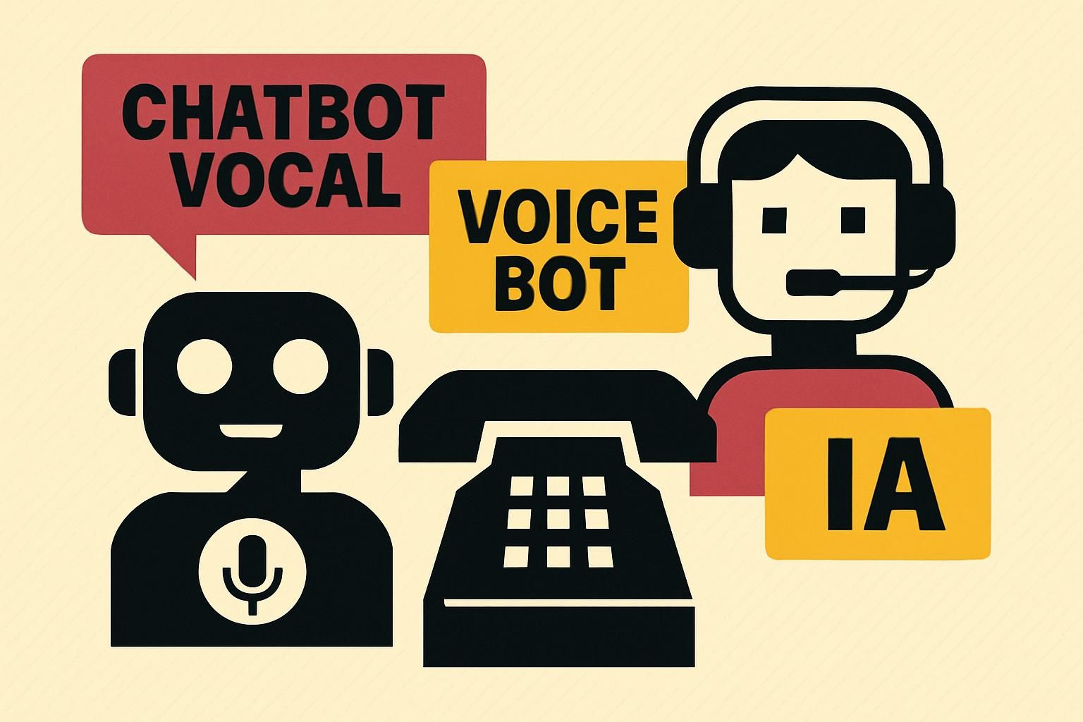 découvrez les différences entre chatbot vocal, voicebot et agent téléphonique ia, et comprenez leurs fonctionnalités pour optimiser l'expérience utilisateur.