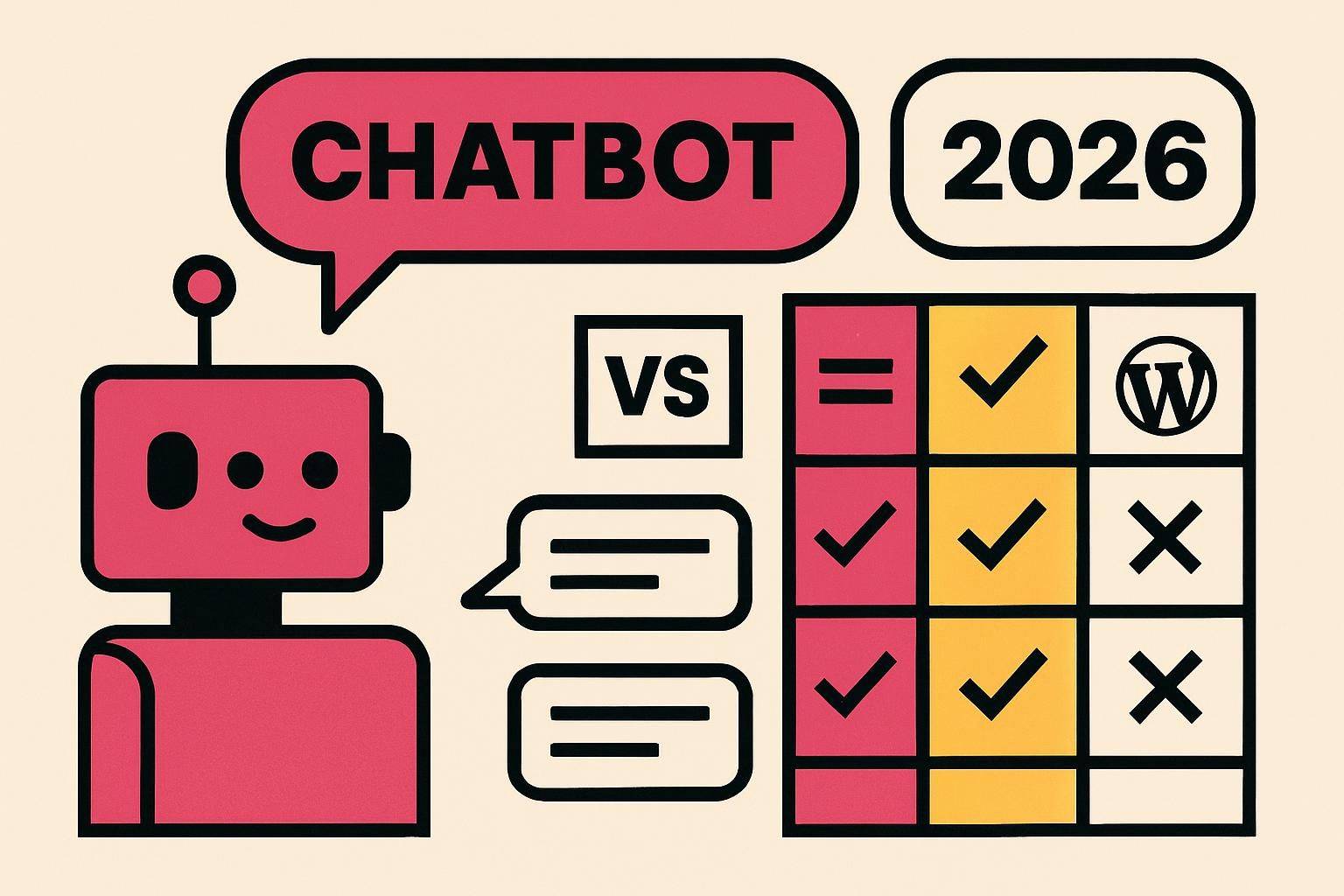 découvrez notre comparatif 2026 des meilleures extensions de chatbots pour wordpress et trouvez la solution idéale pour améliorer l'expérience utilisateur de votre site.