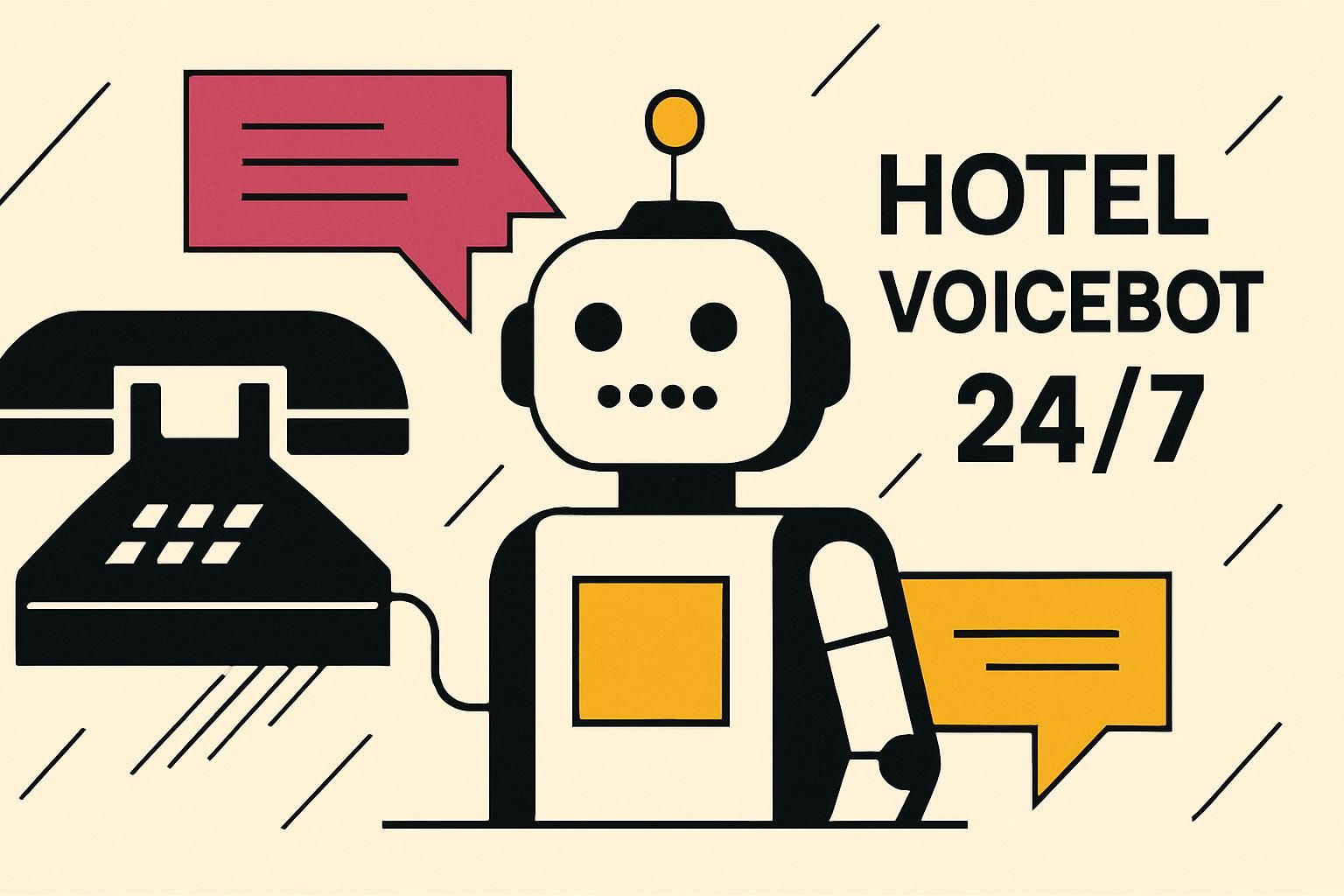 optimisez votre établissement hôtelier avec un voicebot dédié pour automatiser les réservations et améliorer le service client en toute simplicité.