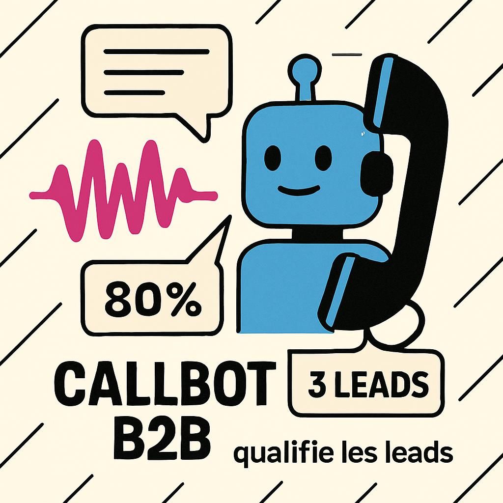 optimisez votre prospection btob avec un callbot intelligent : qualifiez efficacement vos leads par téléphone grâce à l'intelligence artificielle.